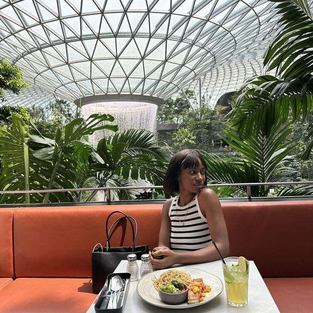 One of the most iconic airports Changi Airport in Singapore 