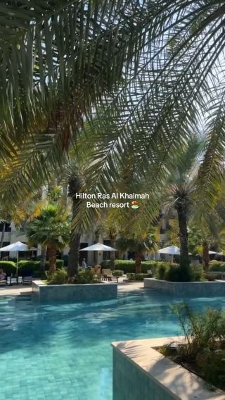 Hilton beach resort in  rasalkhaimah