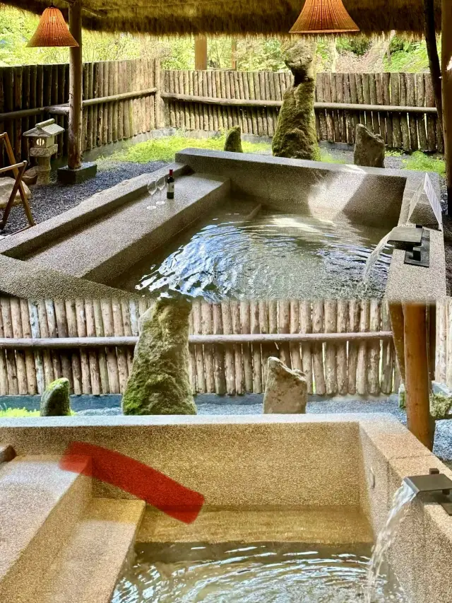 Chengdu Surroundings! Private Hot Spring Courtyard! Great Atmosphere! ! !