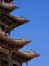 山西運城秋風樓，漢武帝打卡過的古建築。