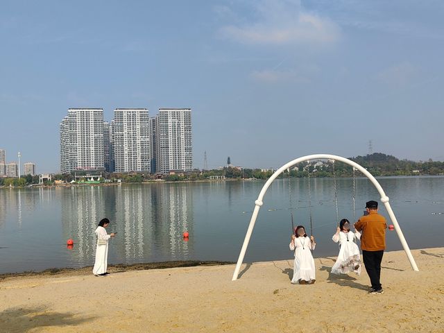 藏在武漢周邊的「小三亞」，冬日裡陽光燦爛