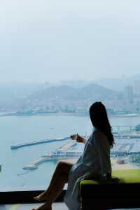 為咗喺君悅睇絕佳一線海景我又飛到咗大連