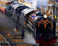 King's Birthday Big Event! Thailand's Steam Train Takes You on a Journey Through History