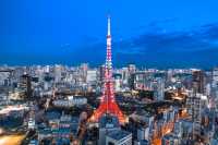 Tokyo Tower Milky Way Illumination On Now!