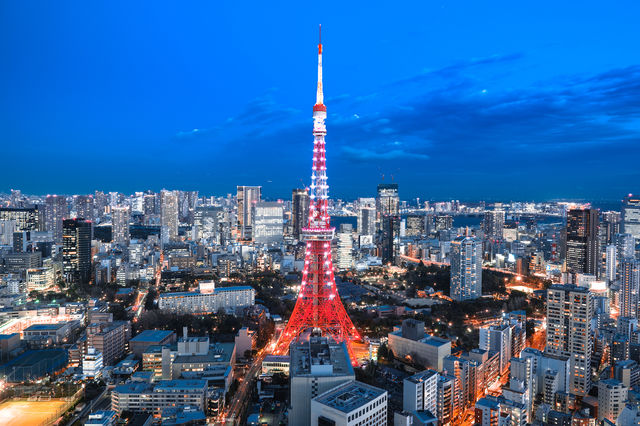 Tokyo Tower Milky Way Illumination On Now!