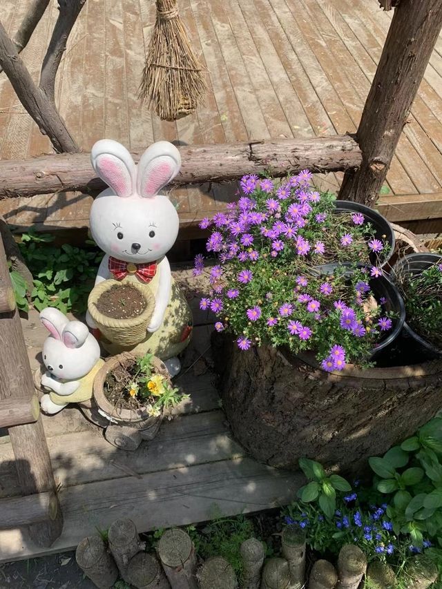 人隨花好