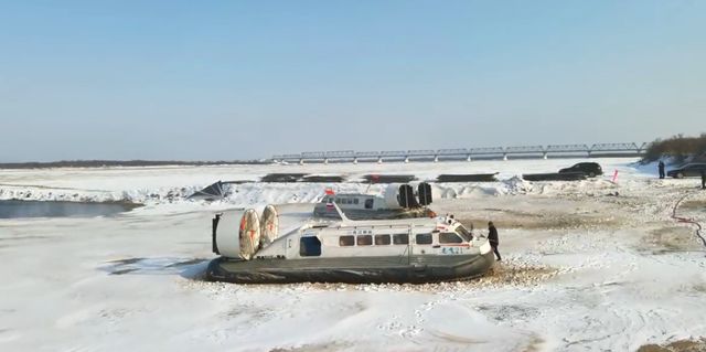 同江氣墊船國際運輸開啟 同江氣墊船國際運輸開啟