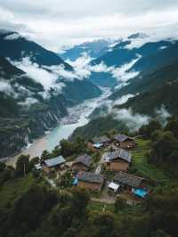 怒江峽谷冬日仙境