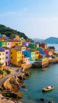 七彩漁村童話世界｜中國的“五漁村”、“彩虹村”｜“彩色王國”