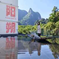 Yangshuo, lying in a landscape painting ✨
