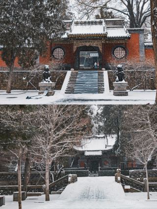 絕美雪景大片收割機太原晉祠公園冬日限定浪漫