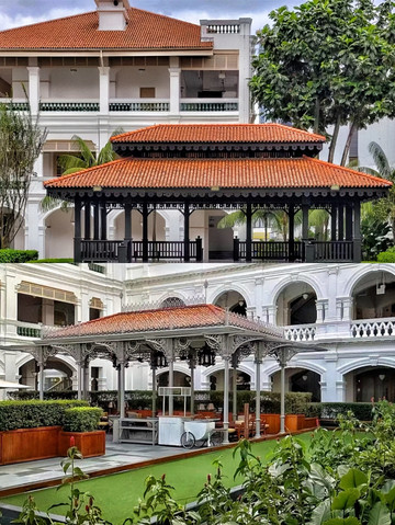 シンガポールのラッフルズホテルは、南洋の黄金時代をあらゆる隅々に