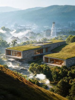 Live report from Mount Wutai on March 1st—it's truly overwhelming. 