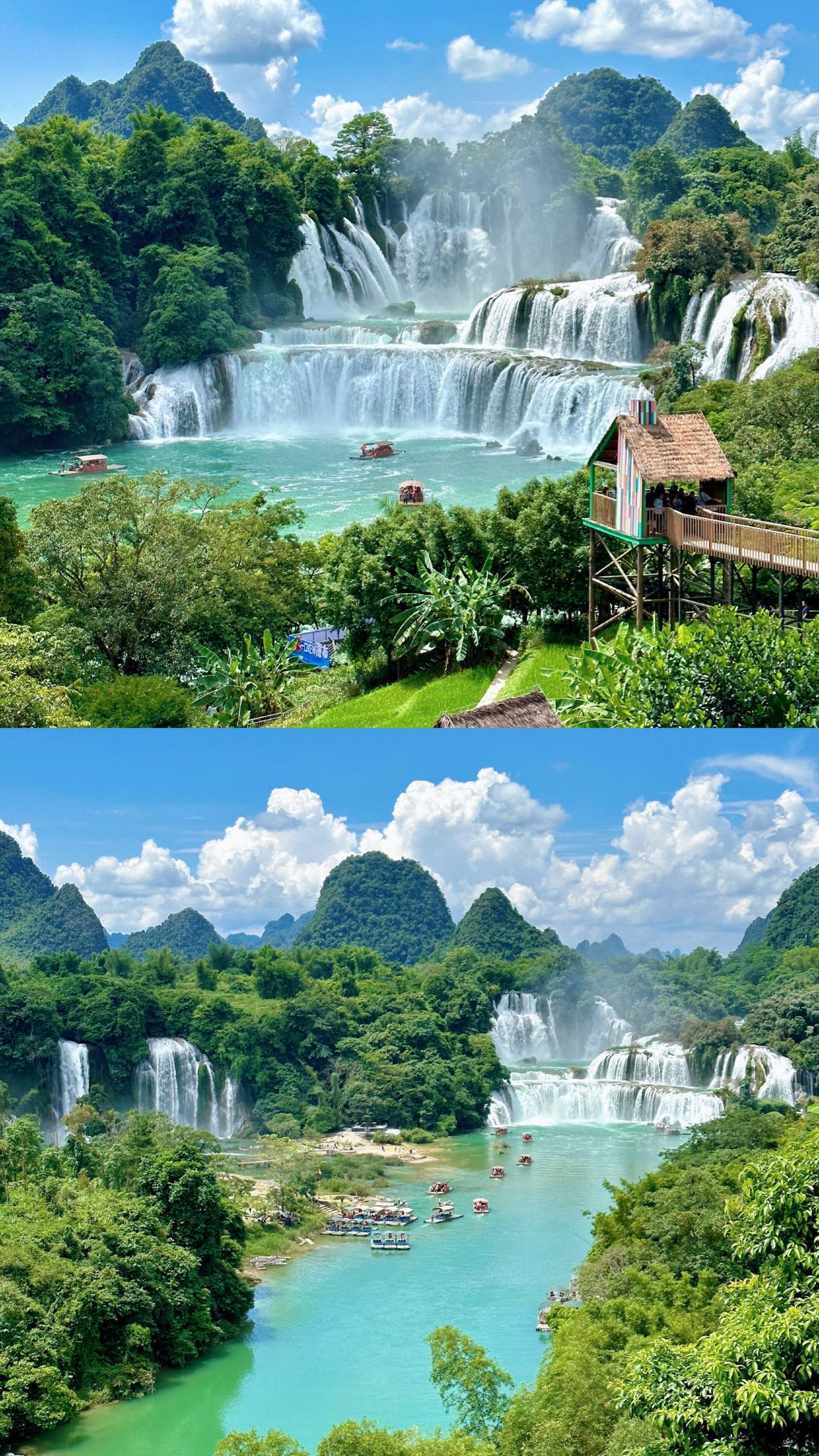 No passport needed! An ultimate shock of a waterfall spanning two countries