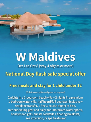 W Maldives | Major National Day Flash Sale