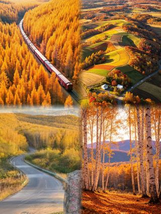 Forget niche autumn spots! The Greater Khingan Mountains from September to December are the ultimate autumn wonderland