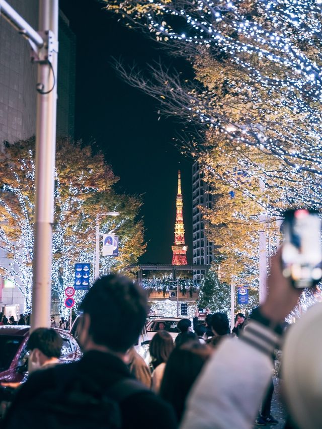 Tokyo night, illumination in Roppongi Hills✨