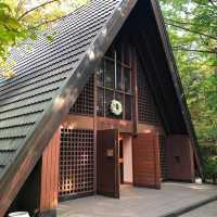 浪漫🌹醉人輕井澤高原教堂💒森林系建築