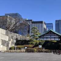 Palace right in the central of Tokyo 