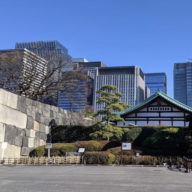 Palace right in the central of Tokyo 