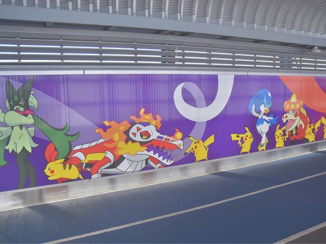 成田空港第3ターミナルのポケモンロード