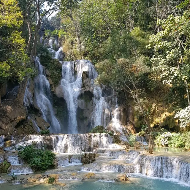 น้ำตกสุดสวย 💦 หลวงพระบาง 