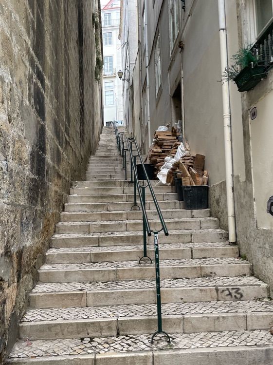 Climbing the Toughest Stairs in Lisbon