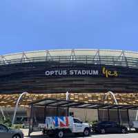 Perth | Stunning view of Matagarup Bridge at City View Cafe 