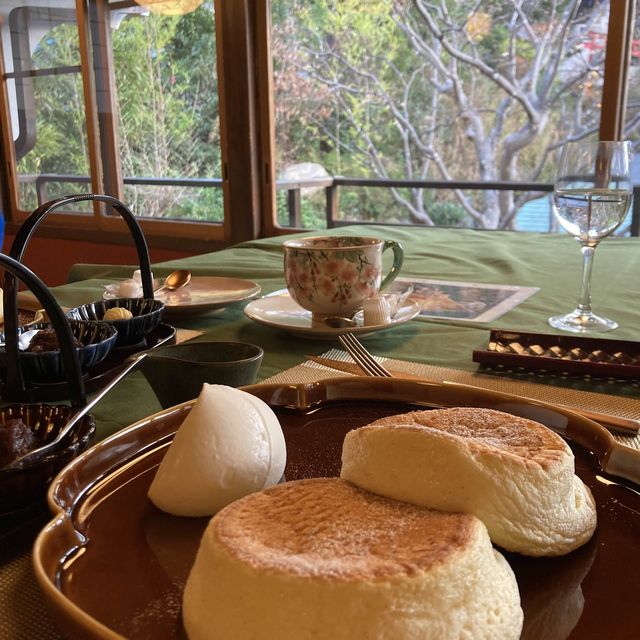とうふやうかいの茶寮春待坂で頂く絶品パンケーキ♡