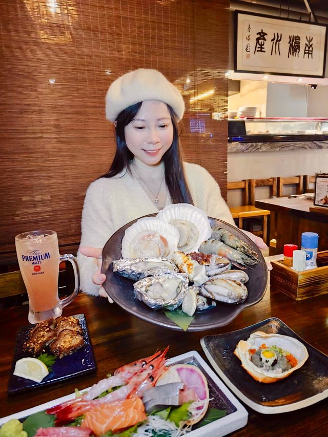 燒海鮮盛合！香氣逼人