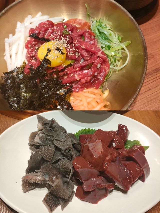【釜山】ユッケも生レバーも食べられる！絶品ユッケビビンバ！