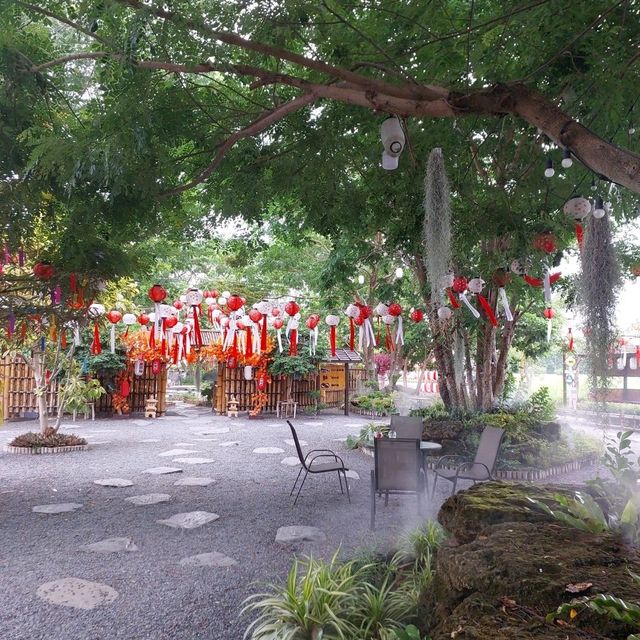 แวะคาเฟ่สไตล์ญี่ปุ่นTomi Edo Park @Kanchanaburi