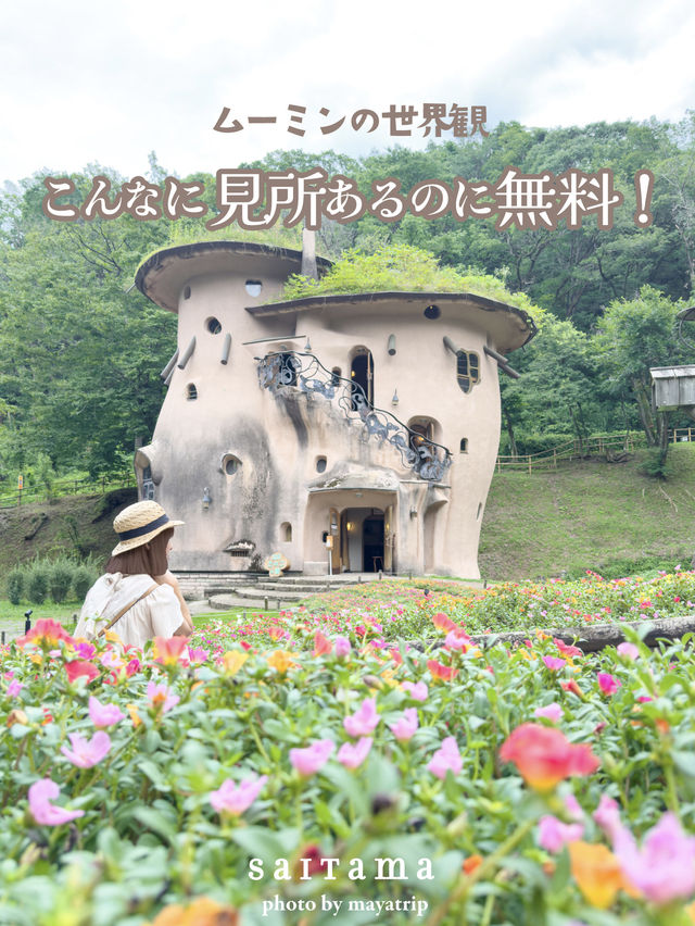 ここ無料ってすごくない！？ムーミンの世界観の公園【埼玉 / 飯能】