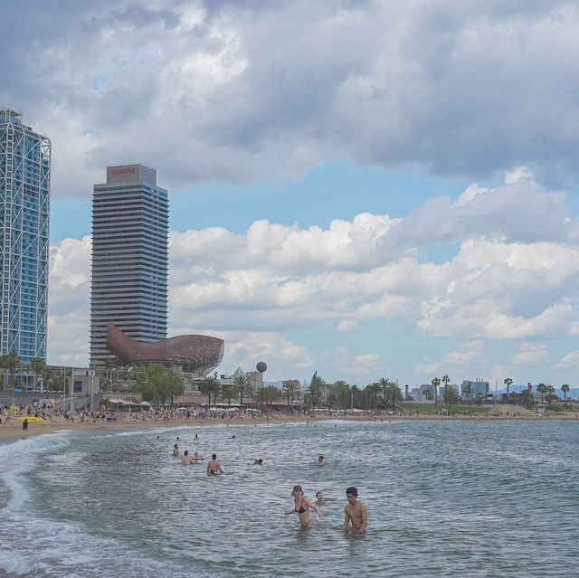 🇪🇸유럽여행 중 태닝하고 싶을 땐! 바르셀로나 비치⛱️