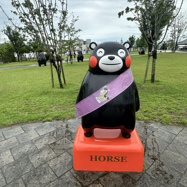 熊本熊八代港郵輪碼頭尋找海量部長🥰