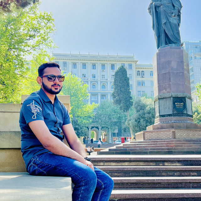 Baku old city exploring was amazing 🔥💕