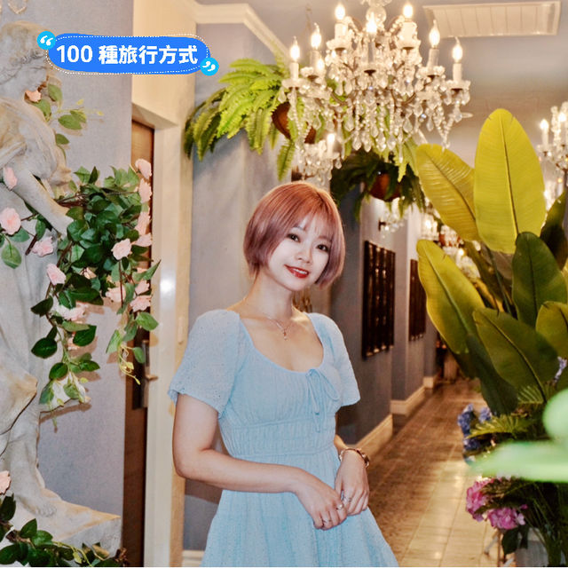 連走廊都美炸了！嘉義小泰國，網美旅店一泊三食