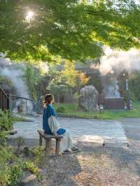 【大分】推しポイントは青色の温泉♨️💎✨別荘気分で過ごせる快適ステイ🏠🌳 