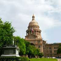 VISITING THE TEXAS STATE CAPITOL.