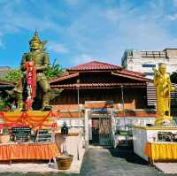 泰國曼谷湄南河畔皇家古跡寺廟景點:Wat Wiset Kan，適合拍照📸打卡