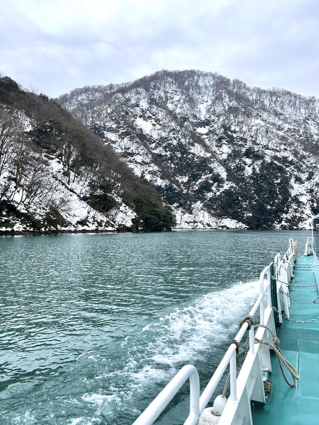 ［日本北陸旅行］庄川峽-美麗的水墨畫⛴️❄️