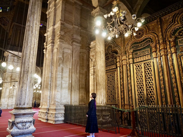 Exploring the Majestic Muhammad Ali Mosque in Cairo🇪🇬