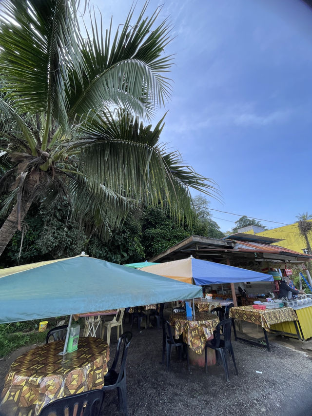 Traditional breakfast in Gunung Reng 