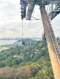 Relaxing Day Out in Sentosa: Sentosa Cable Car, Fort Siloso Skywalk, and Sunset by the Beach
