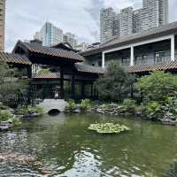 A restaurant with beautiful and tranquil garden