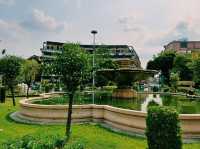 泰國曼谷市中心湄南河畔唐人街著名環島噴泉⛲公園景點：22 July Roundabout，適合打卡拍照📸親子遊