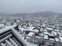 Winter Serenity at Matsushiro Castle
