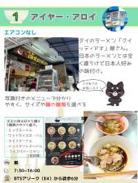 【バンコク】美味しい印『緑のどんぶりマーク』があるお店を5店紹介するね！