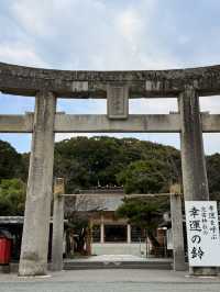 福岡｜唐隋朝遣唐使送別地 光雲神社的巧妙設計投硬幣會有鶴鳴聲