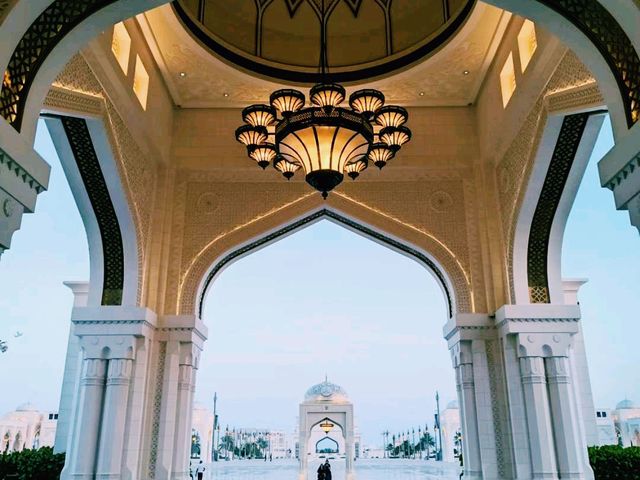 阿聯酋阿布扎比著名景點：Qasr Al Watan阿布扎比總統府，適合打卡拍照📸